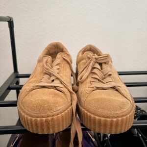 Puma Tan Suede Women's Sneakers